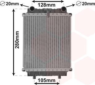 Van Wezel 03002415 - Radiatore, Raffreddamento motore autozon.pro