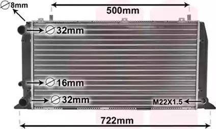 TEMPEST TP.15.60.4361 - Radiatore, Raffreddamento motore autozon.pro