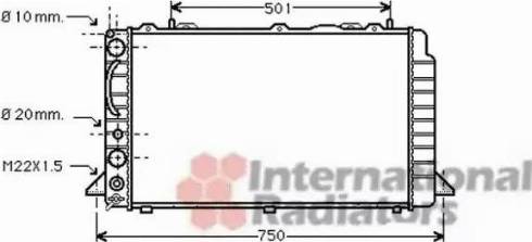 Van Wezel 03002059 - Radiatore, Raffreddamento motore autozon.pro