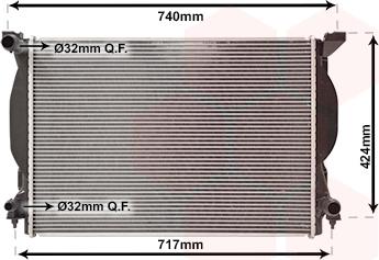 Van Wezel 03002204 - Radiatore, Raffreddamento motore autozon.pro