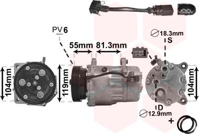 Van Wezel 0300D152 - Essiccatore, Climatizzatore autozon.pro