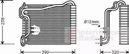 Van Wezel 0300V146 - Evaporatore, Climatizzatore autozon.pro