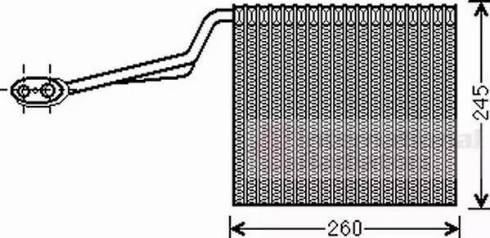 Van Wezel 0300V315 - Evaporatore, Climatizzatore autozon.pro