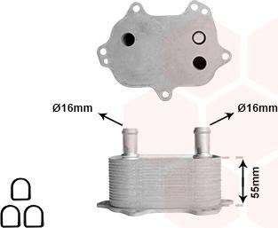Van Wezel 03013718 - Radiatore olio, Olio motore autozon.pro