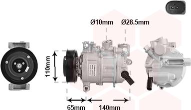 Van Wezel 0301K714 - Compressore, Climatizzatore autozon.pro