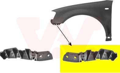 Van Wezel 0332567 - Supporto, Paraurti autozon.pro