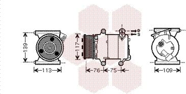 Van Wezel 0200K185 - Compressore, Climatizzatore autozon.pro