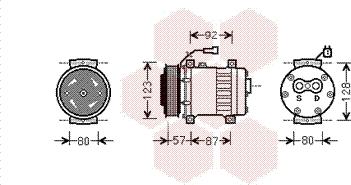 Van Wezel 0200K203 - Compressore, Climatizzatore autozon.pro