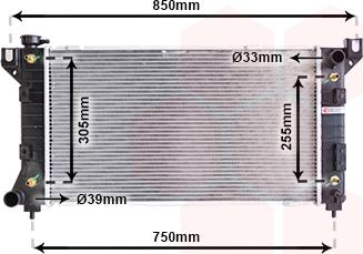 Van Wezel 07002029 - Radiatore, Raffreddamento motore autozon.pro