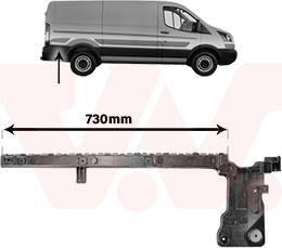 Van Wezel 1991536 - Supporto, Paraurti autozon.pro