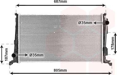 Van Wezel 15002005 - Radiatore, Raffreddamento motore autozon.pro