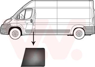 Van Wezel 1651405 - Modanatura decorativa / protettiva, Fiancata autozon.pro