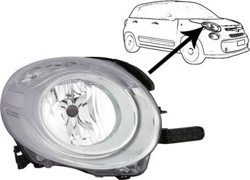 Van Wezel 1609964 - Faro principale autozon.pro