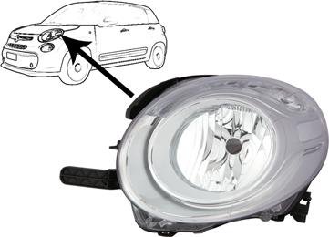 Van Wezel 1609963 - Faro principale autozon.pro