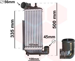 Van Wezel 18004471 - Intercooler autozon.pro