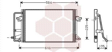 Van Wezel 18005178 - Condensatore, Climatizzatore autozon.pro