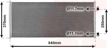 Van Wezel 18005303 - Condensatore, Climatizzatore autozon.pro