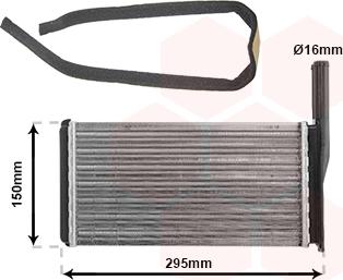 Van Wezel 18006098 - Scambiatore calore, Riscaldamento abitacolo autozon.pro