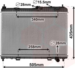 Van Wezel 18002605 - Radiatore, Raffreddamento motore autozon.pro