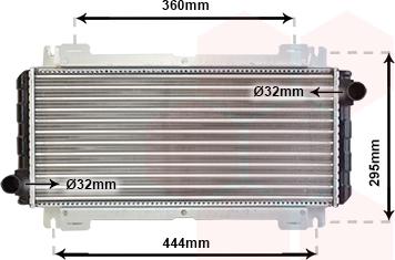 Van Wezel 18002044 - Radiatore, Raffreddamento motore autozon.pro