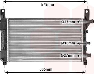 Van Wezel 18002117 - Radiatore, Raffreddamento motore autozon.pro