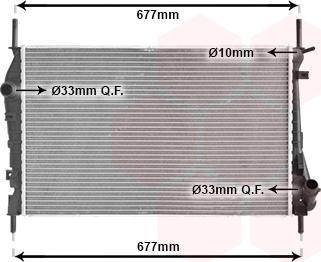 Van Wezel 18002337 - Radiatore, Raffreddamento motore autozon.pro