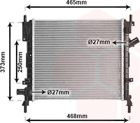 Van Wezel 18002372 - Radiatore, Raffreddamento motore autozon.pro