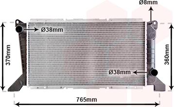 Van Wezel 18002203 - Radiatore, Raffreddamento motore autozon.pro