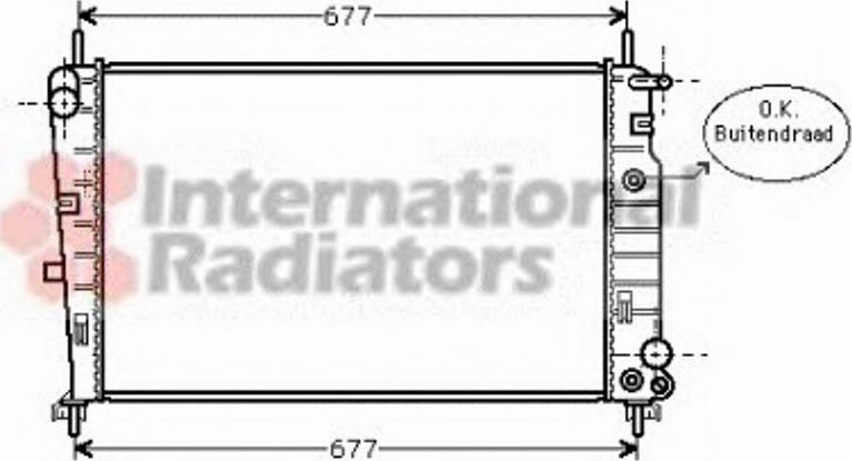 Van Wezel 18002226 - Radiatore, Raffreddamento motore autozon.pro