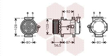 Van Wezel 1800K432 - Compressore, Climatizzatore autozon.pro