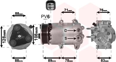 Van Wezel 1800K571 - Compressore, Climatizzatore autozon.pro