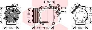 Van Wezel 1800K393 - Compressore, Climatizzatore autozon.pro