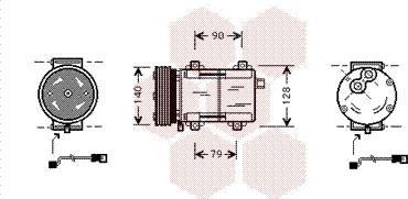 Van Wezel 1800K288 - Compressore, Climatizzatore autozon.pro