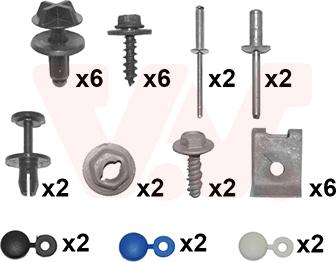 Van Wezel 1883794 - Kit montaggio, Paraurti autozon.pro