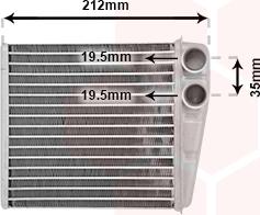 Van Wezel 13006256 - Scambiatore calore, Riscaldamento abitacolo autozon.pro