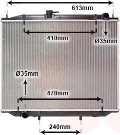 Van Wezel 13002300 - Radiatore, Raffreddamento motore autozon.pro