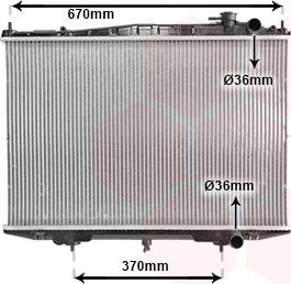 Van Wezel 13002308 - Radiatore, Raffreddamento motore autozon.pro