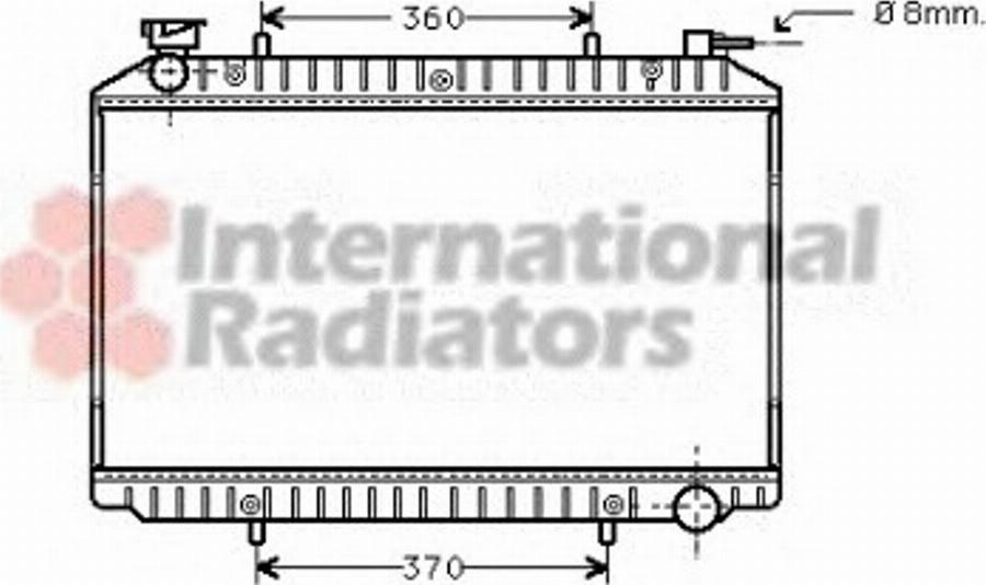 Van Wezel 13002206 - Radiatore, Raffreddamento motore autozon.pro