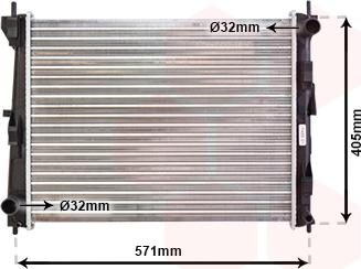 Van Wezel 13002235 - Radiatore, Raffreddamento motore autozon.pro