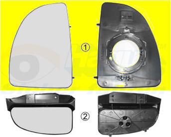 Van Wezel 1747832 - Vetro specchio, Specchio esterno autozon.pro