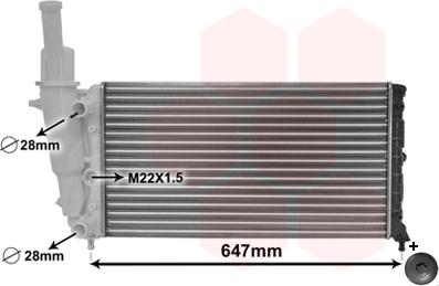 Van Wezel 17002140 - Radiatore, Raffreddamento motore autozon.pro