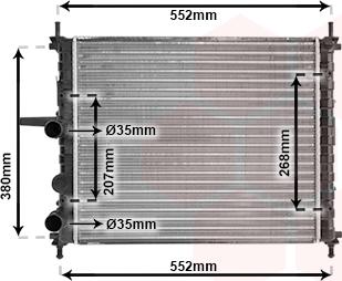 Van Wezel 17002317 - Radiatore, Raffreddamento motore autozon.pro