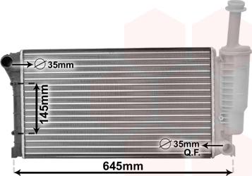 Van Wezel 17002335 - Radiatore, Raffreddamento motore autozon.pro