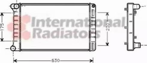 Van Wezel 17002212 - Radiatore, Raffreddamento motore autozon.pro