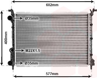 Van Wezel 17002232 - Radiatore, Raffreddamento motore autozon.pro