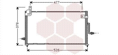 Van Wezel 81005044 - Condensatore, Climatizzatore autozon.pro