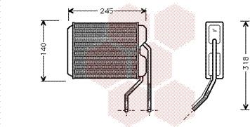 Van Wezel 81006026 - Scambiatore calore, Riscaldamento abitacolo autozon.pro