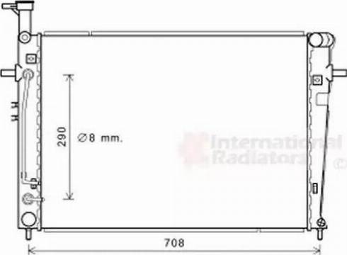 Van Wezel 83002251 - Radiatore, Raffreddamento motore autozon.pro