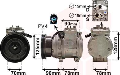 Van Wezel 8300K178 - Compressore, Climatizzatore autozon.pro