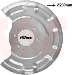 Van Wezel 8323374 - Lamiera paraspruzzi, Disco freno autozon.pro